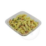 Pasta salat m, karry grnt og kylling